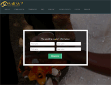 Tablet Screenshot of anrsvp.com